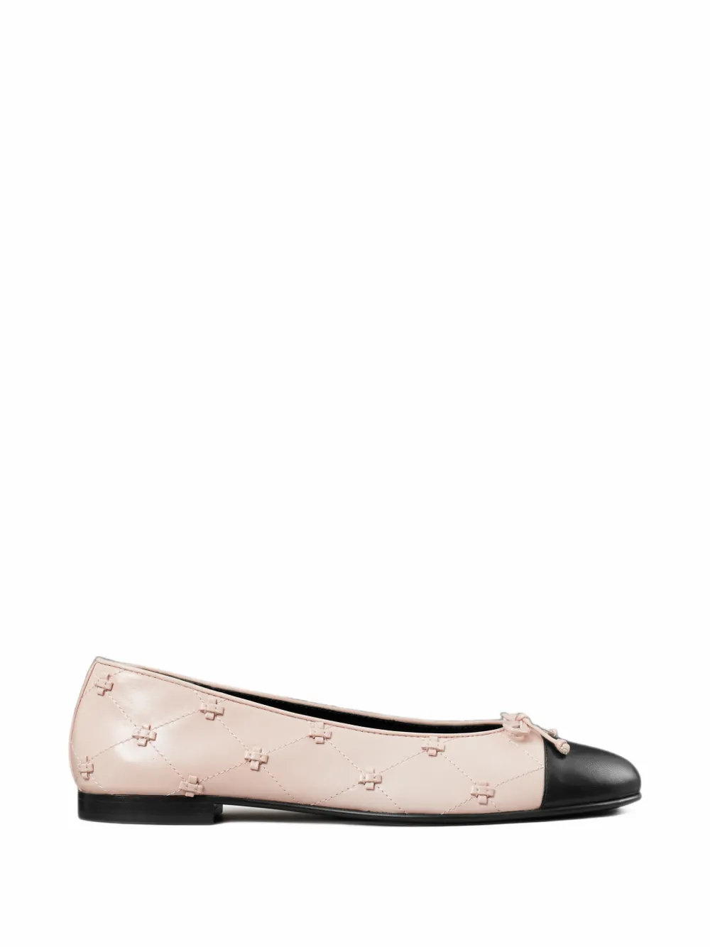Tory Burch Bunny Knot cap-toe ballet flat - Rosa