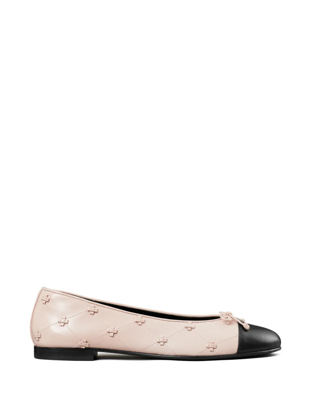 Tory Burch Bunny Knot cap-toe ballet flat - Rosa