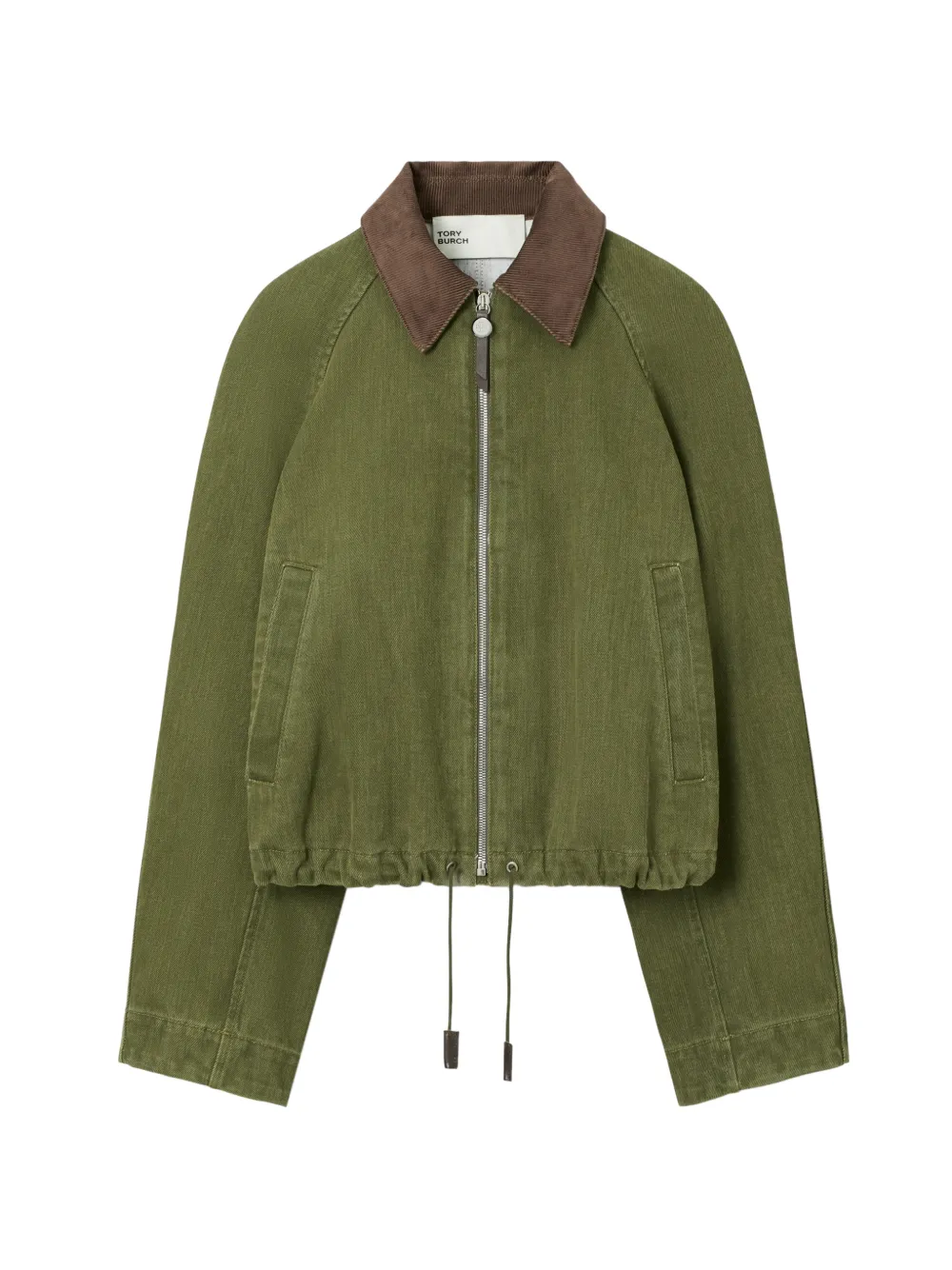 Tory Burch denim bomber jacket