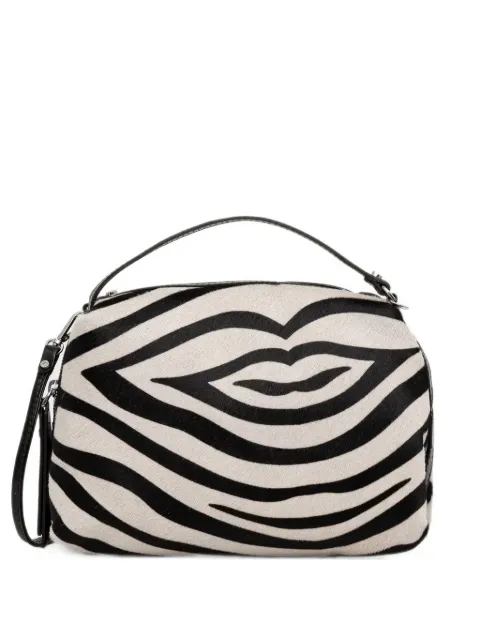 GIANNI CHIARINI Alifa zebra-print tote bag