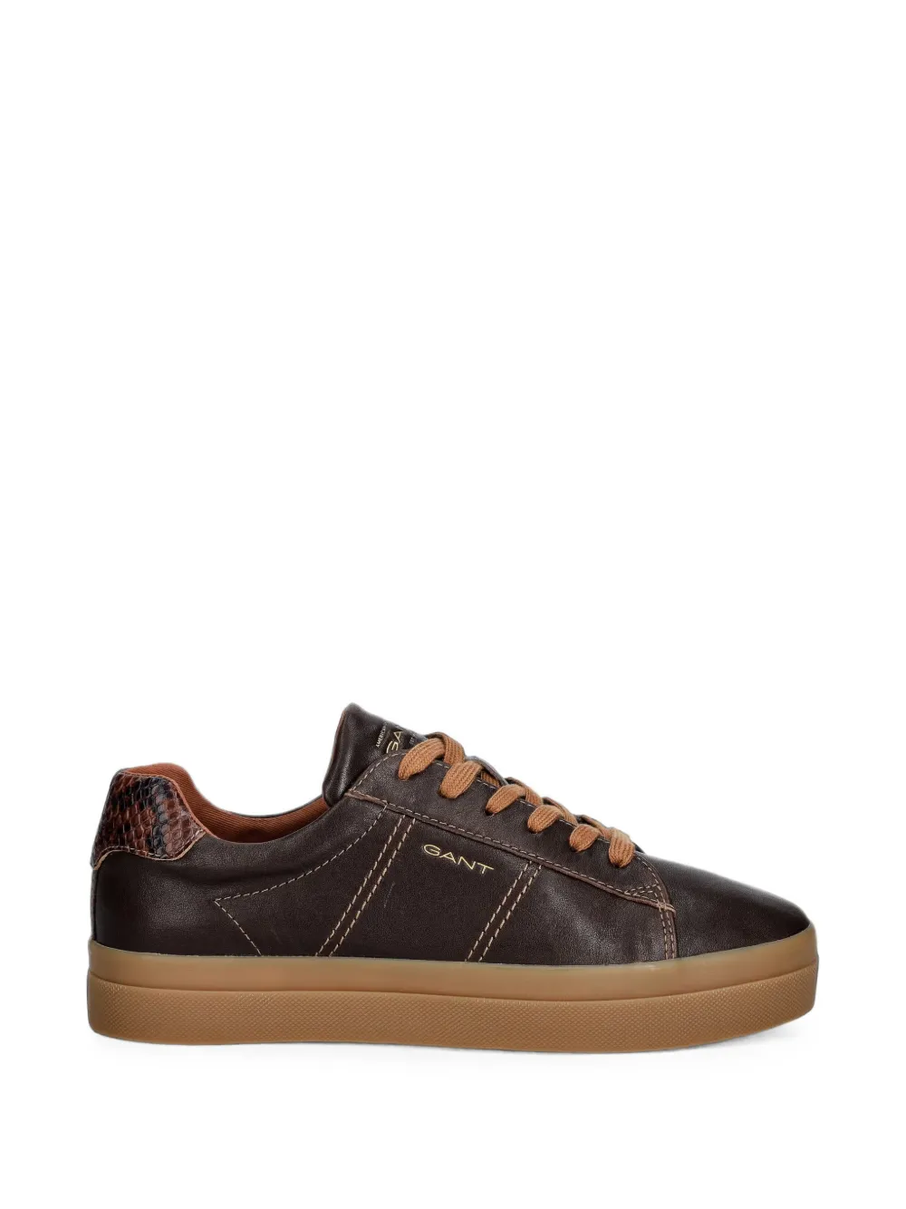 Gant snake-effect panelled sneakers