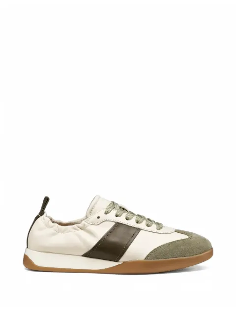 Geox Maryemy suede-panelled leather sneakers