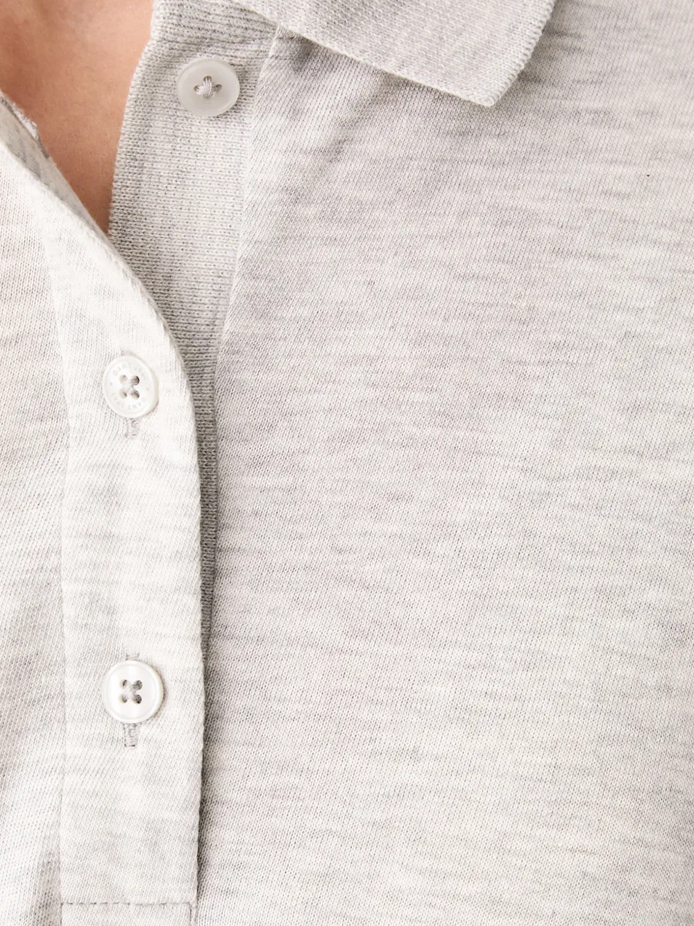 Gant Poloshirt met lange mouwen Grijs