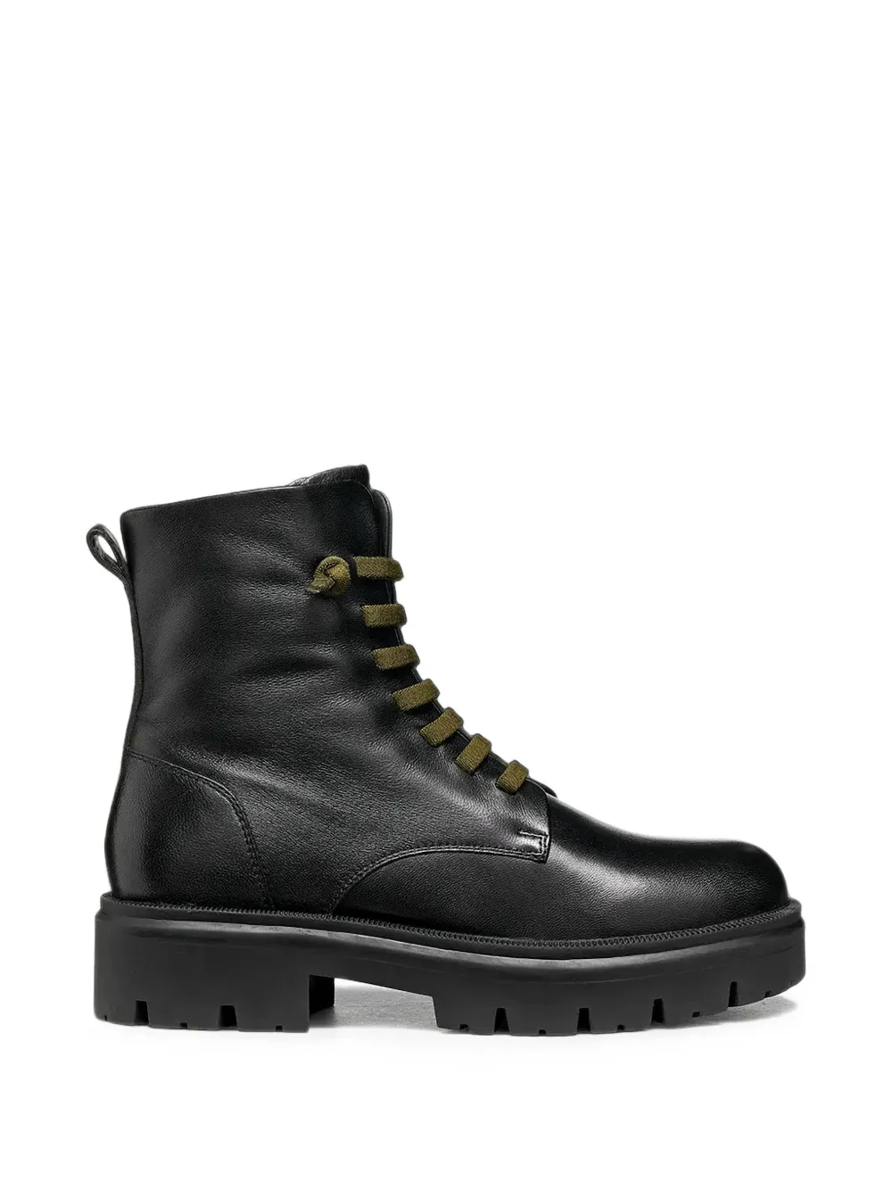 Geox bottines Klargena en cuir à lacets - Noir Geox bottines Klargena en cuir à lacets - Noir