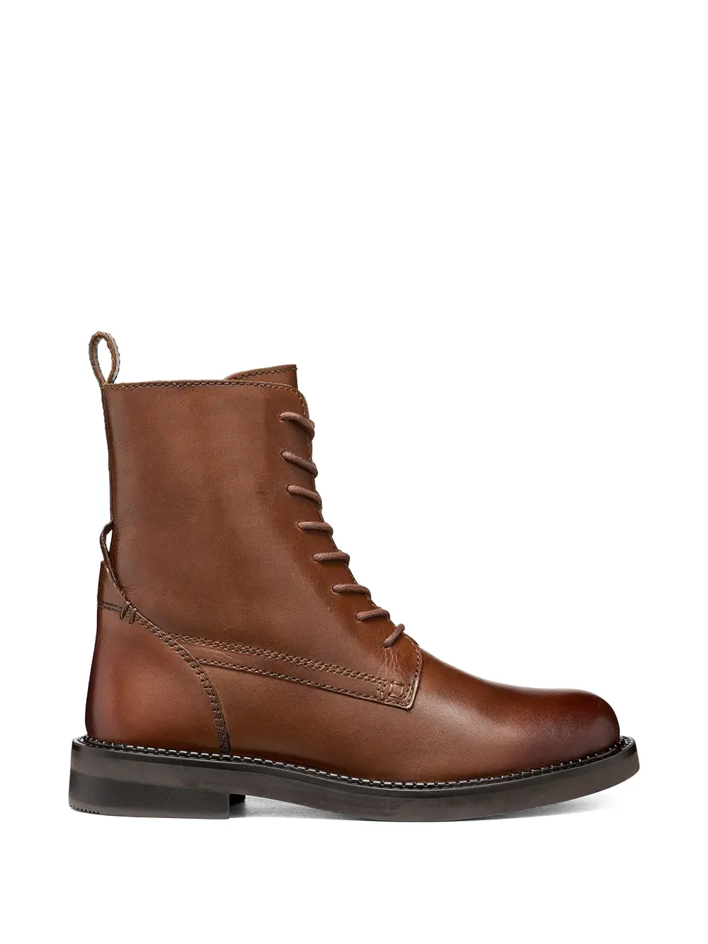 Geox Serilda leather ankle boots - Brown