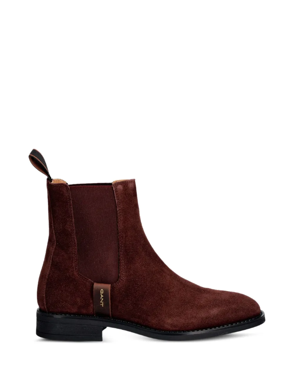Gant bottines chelsea en daim - Rouge Gant bottines chelsea en daim - Rouge