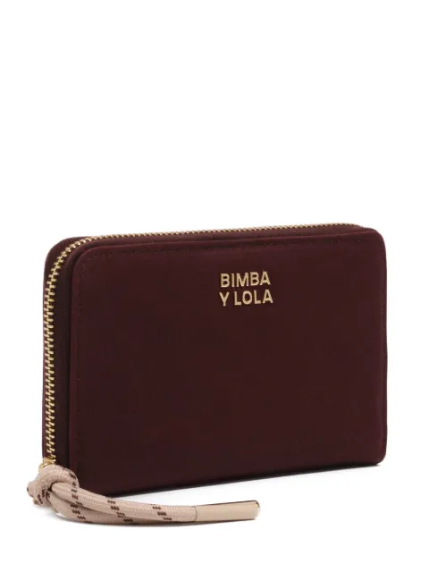 BIMBA Y LOLA medium burgundy coated wallet