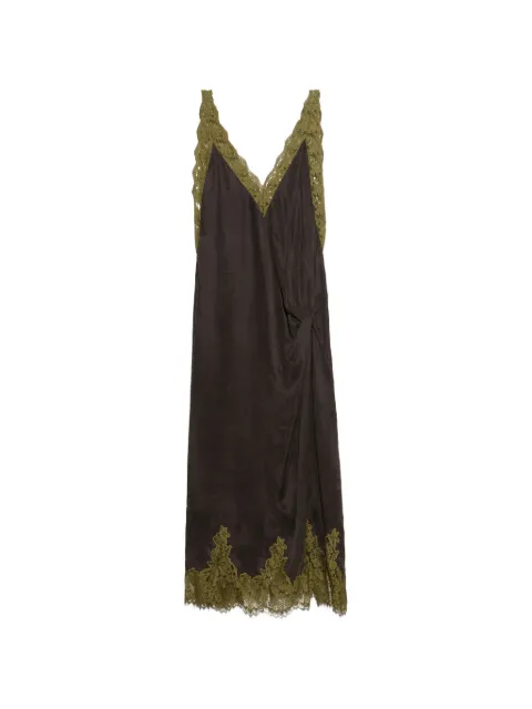 BIMBA Y LOLA faded-black camisole dress with knot