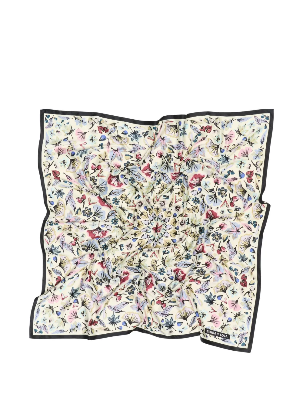 BIMBA Y LOLA Autumnal Kaleidoscope sjaal Beige