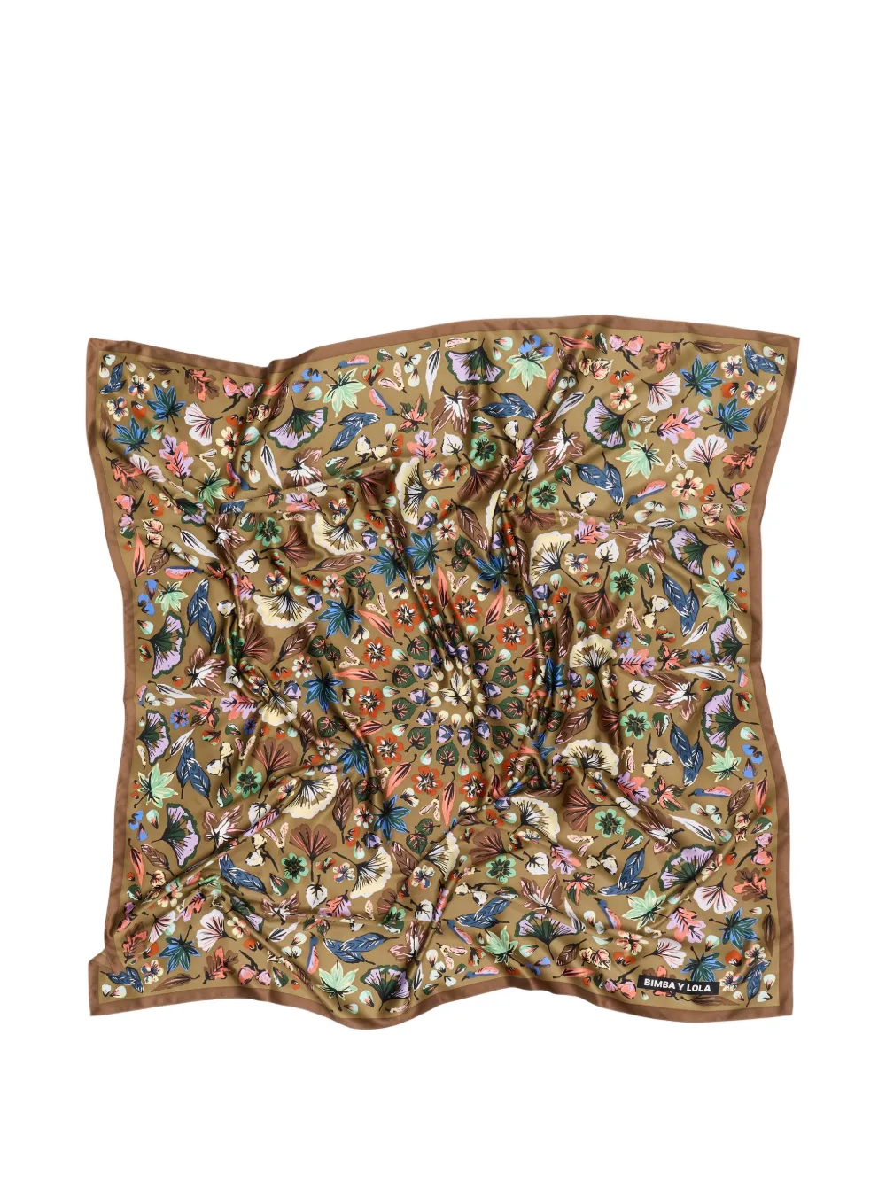 BIMBA Y LOLA Autumnal Kaleidoscope sjaal Bruin