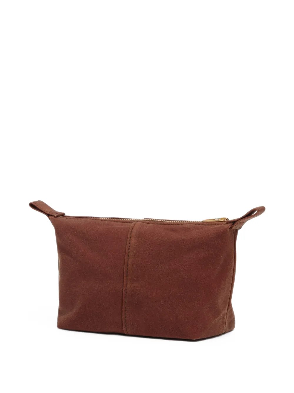 BIMBA Y LOLA Kleine Trapecio gecoate make-uptas Bruin
