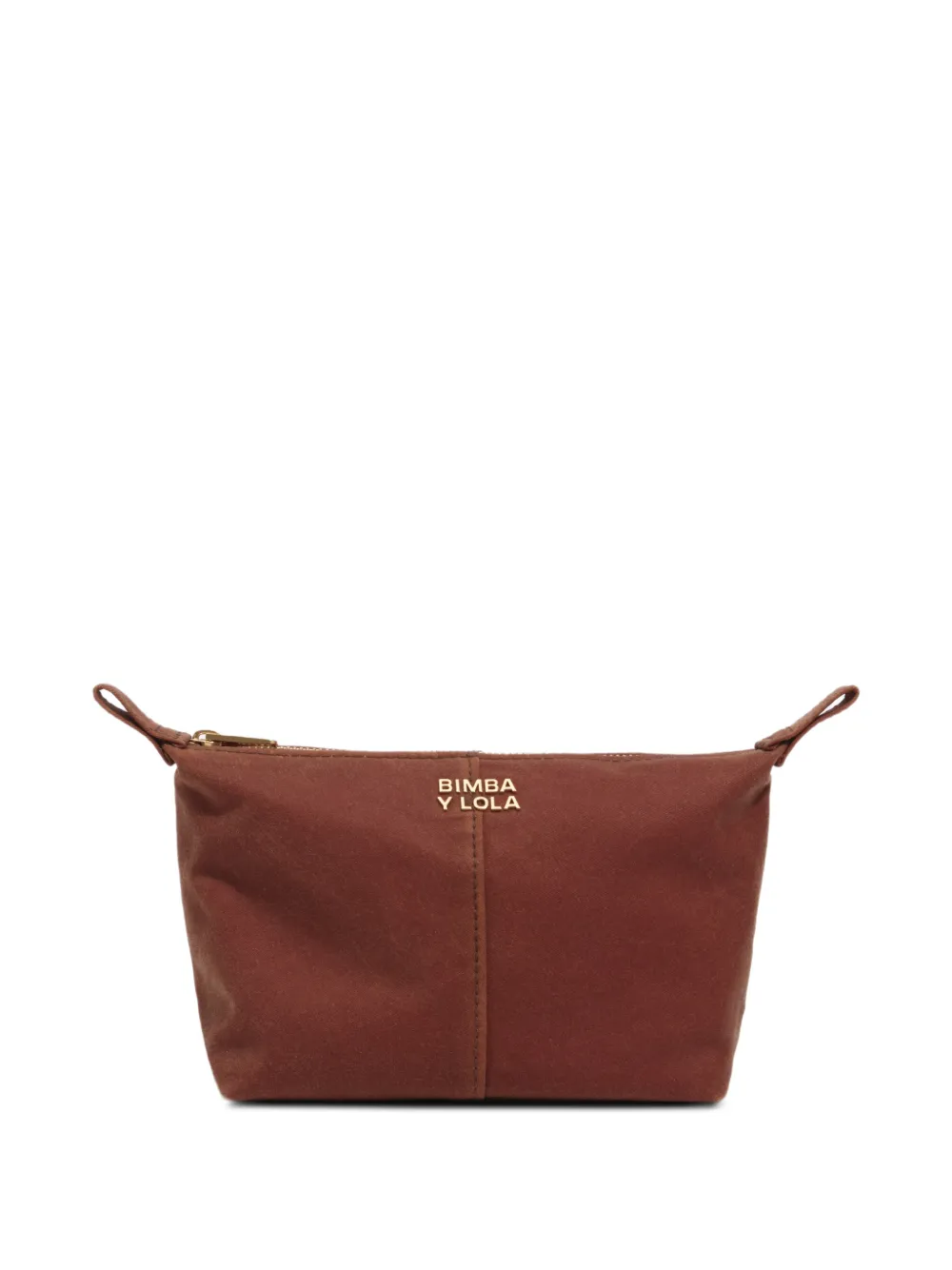 BIMBA Y LOLA small rust coated Trapecio make-up case