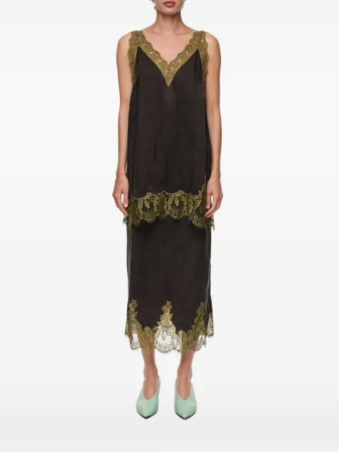BIMBA Y LOLA long faded black camisole top