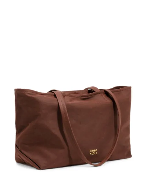 BIMBA Y LOLA medium rust coated shopper bag