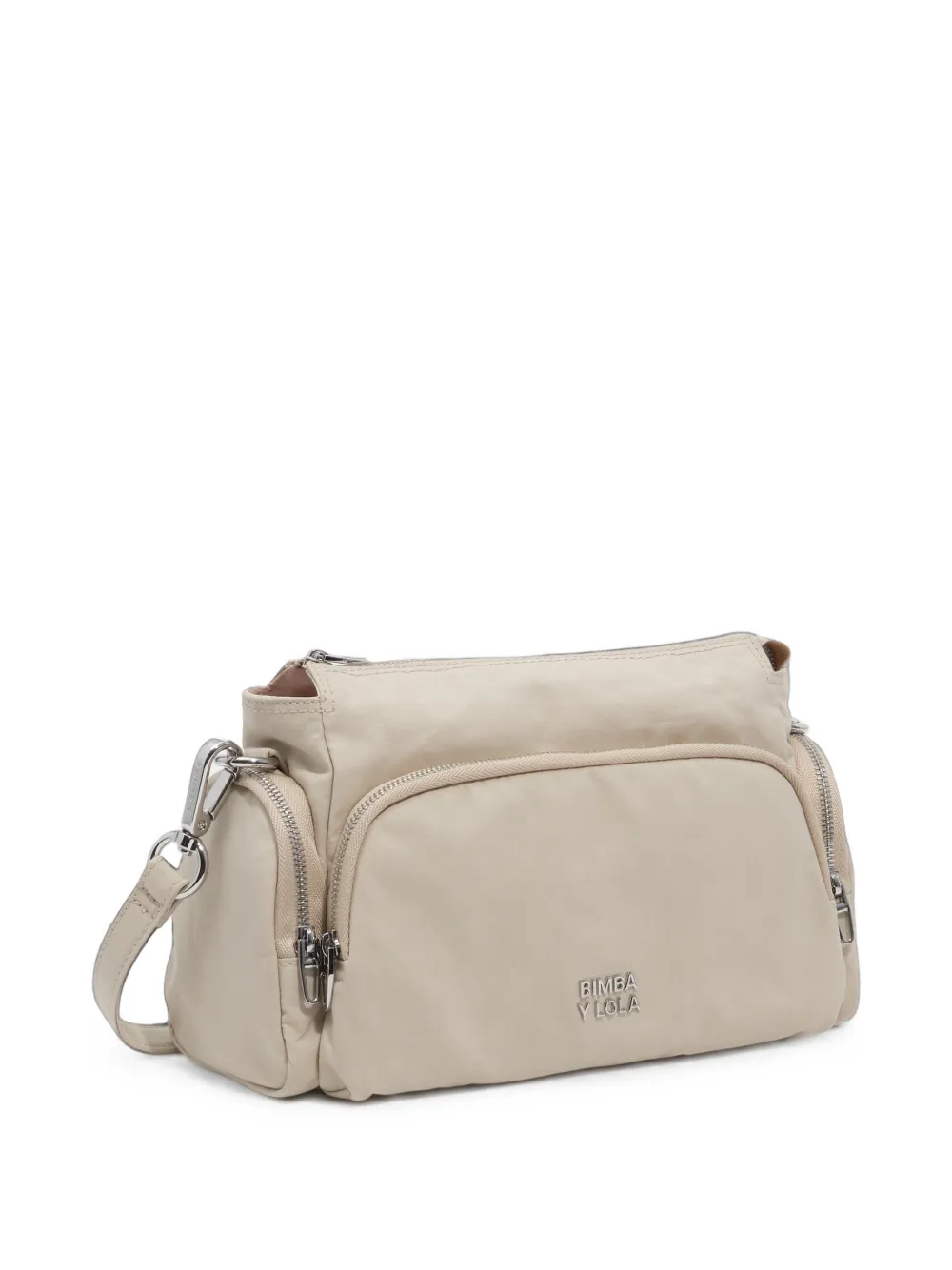 BIMBA Y LOLA Kleine katoenen tas met zak Beige