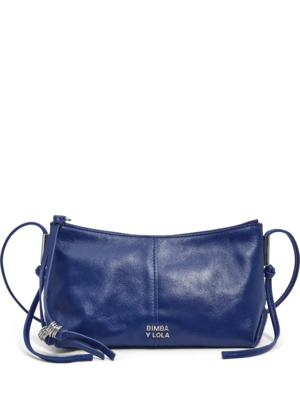 BIMBA Y LOLA small electric blue leather crossbody bag