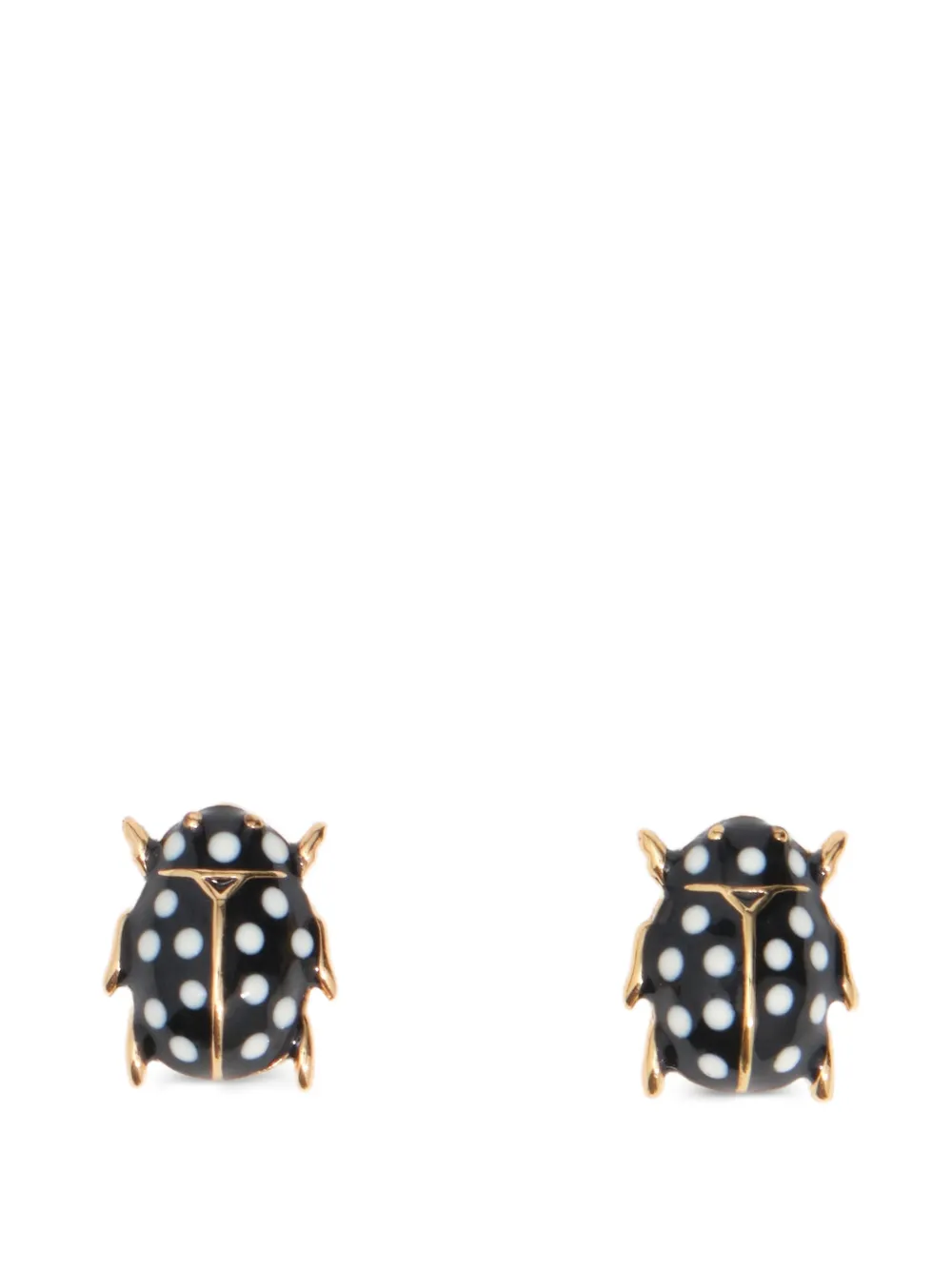 BIMBA Y LOLA boucles d’oreilles en émail noir