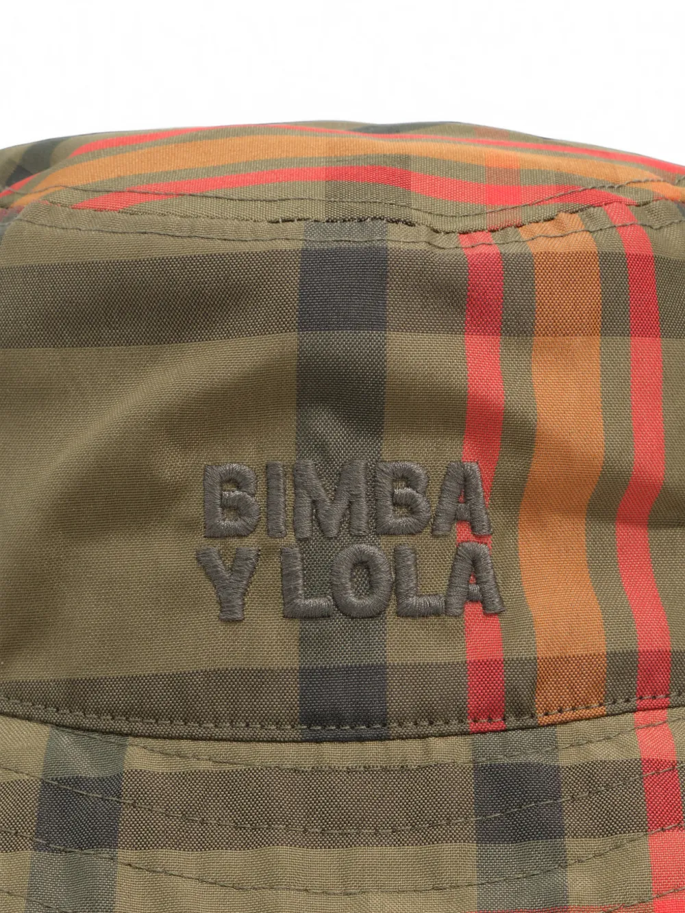 BIMBA Y LOLA Opvouwbare geruite hoed Groen