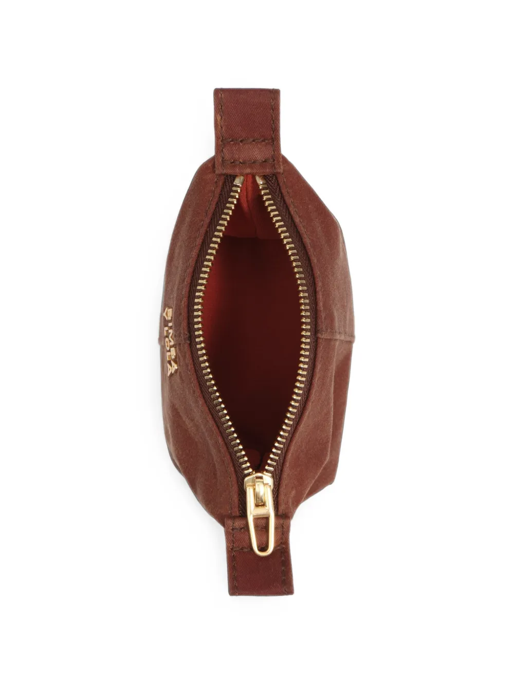 BIMBA Y LOLA Make-uptas met logo-plakkaat Bruin
