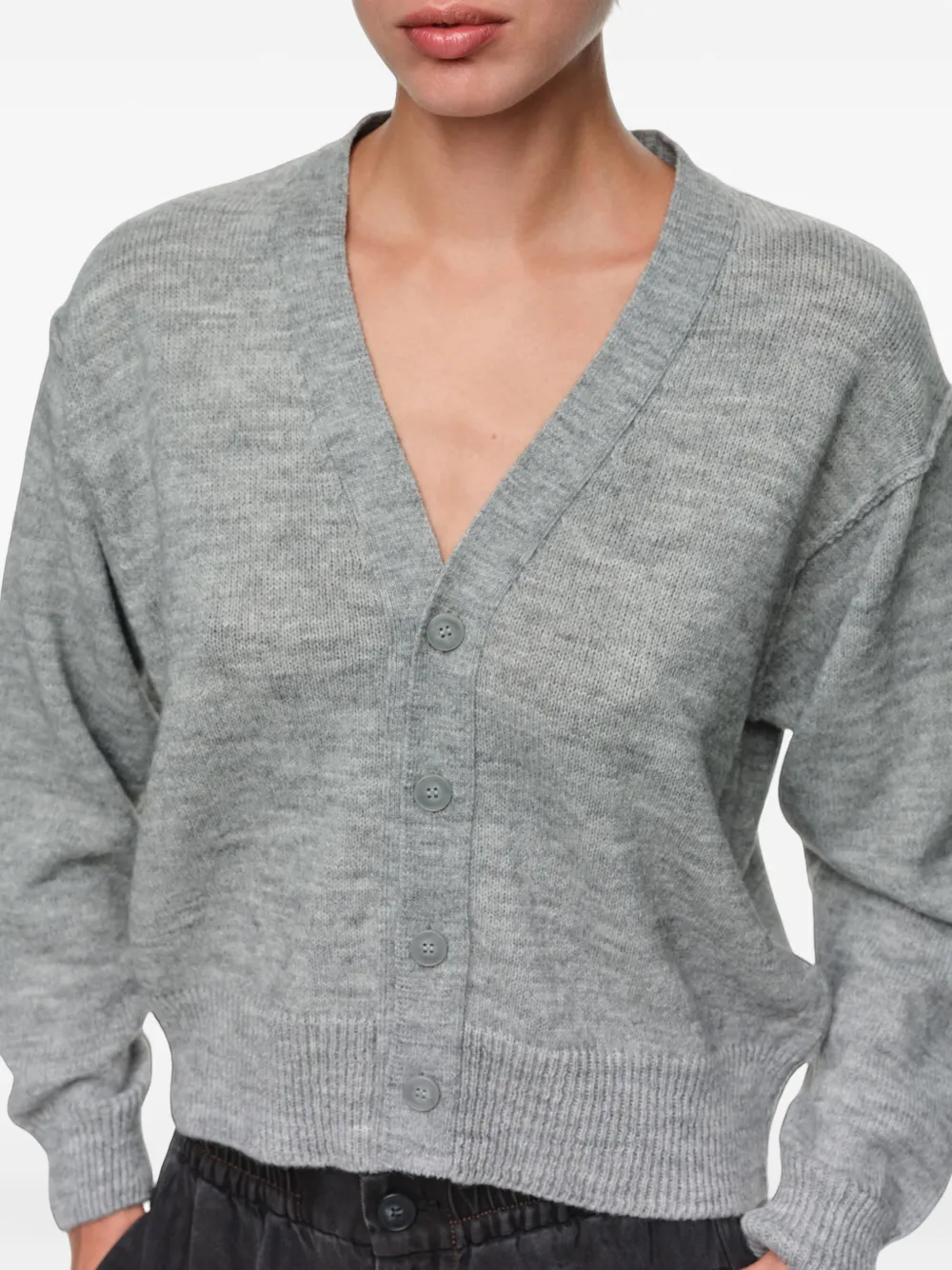 BIMBA Y LOLA Wollen vest met melange-effect Grijs