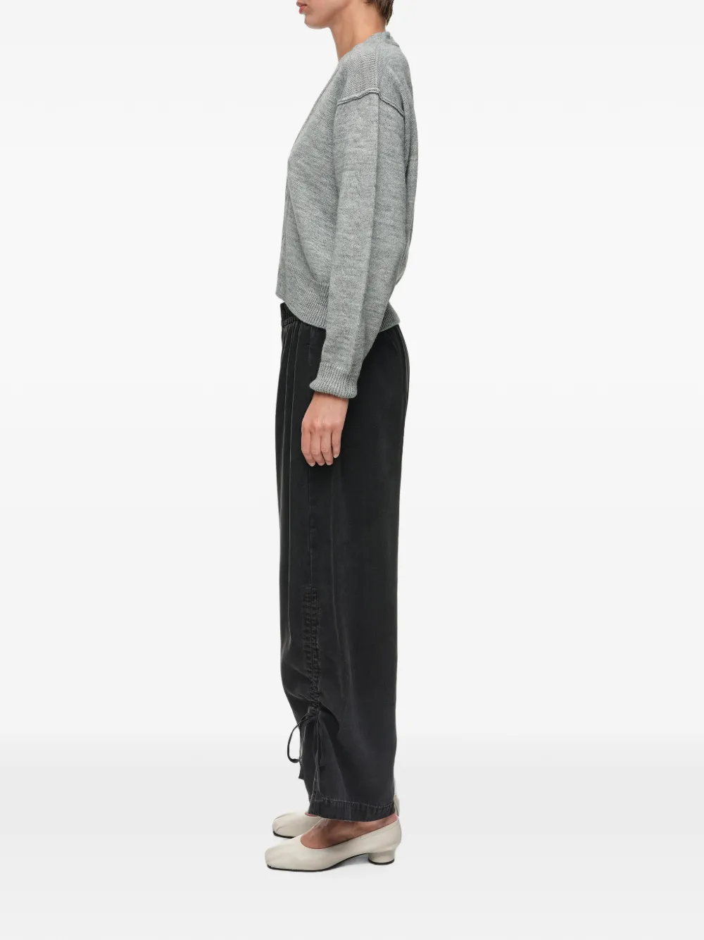BIMBA Y LOLA Wollen vest met melange-effect Grijs