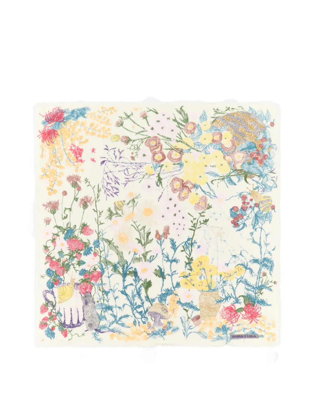 BIMBA Y LOLA Wild Pointillism Schal - Nude