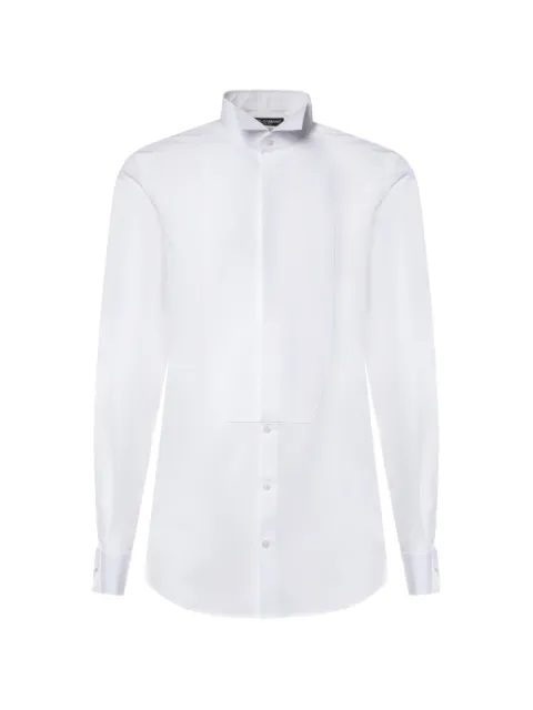 Dolce & Gabbana gold tuxedo cotton shirt