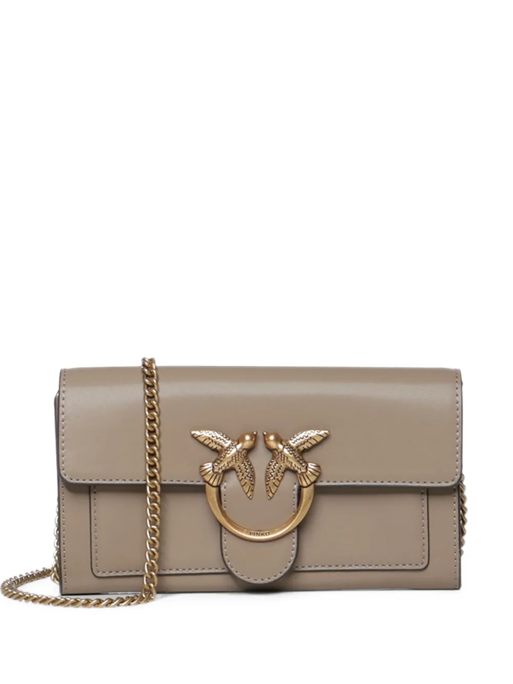 PINKO Love Bag Wallet chain-link shoulder bag