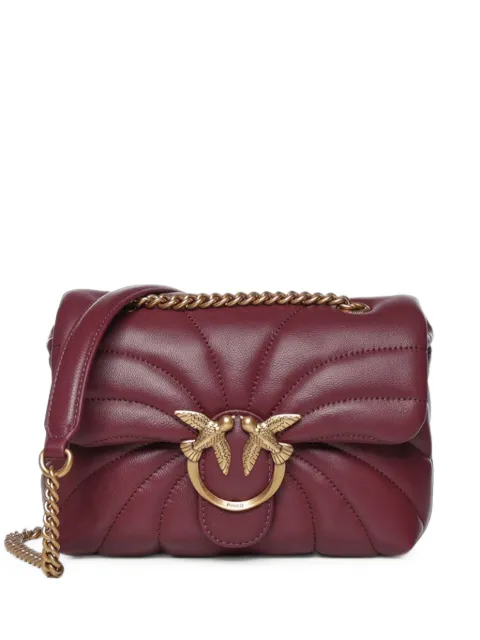PINKO lille chevron-quiltet Love Bag Puff crossbody-taske