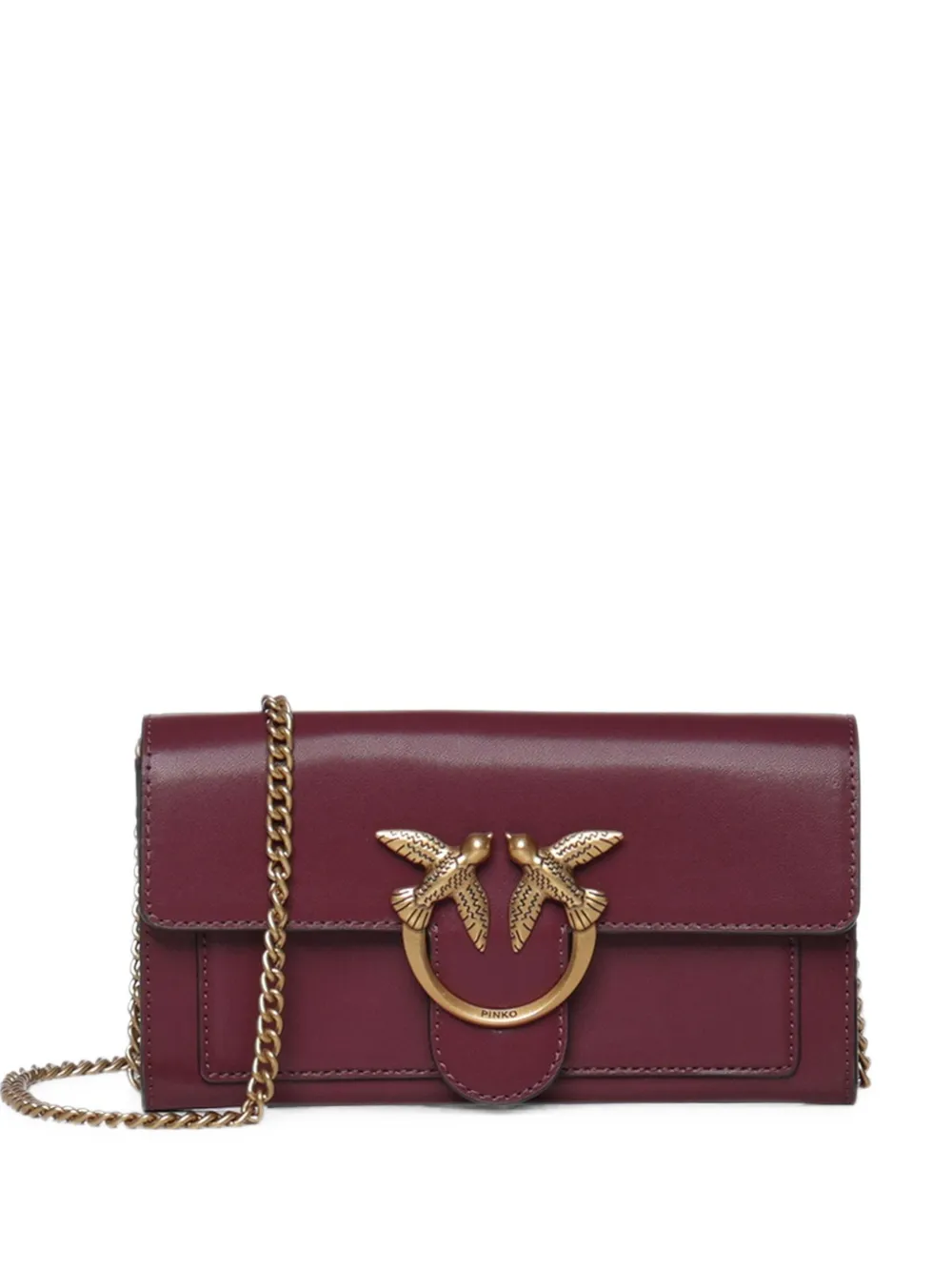 PINKO Love Bag Wallet chain-link shoulder bag