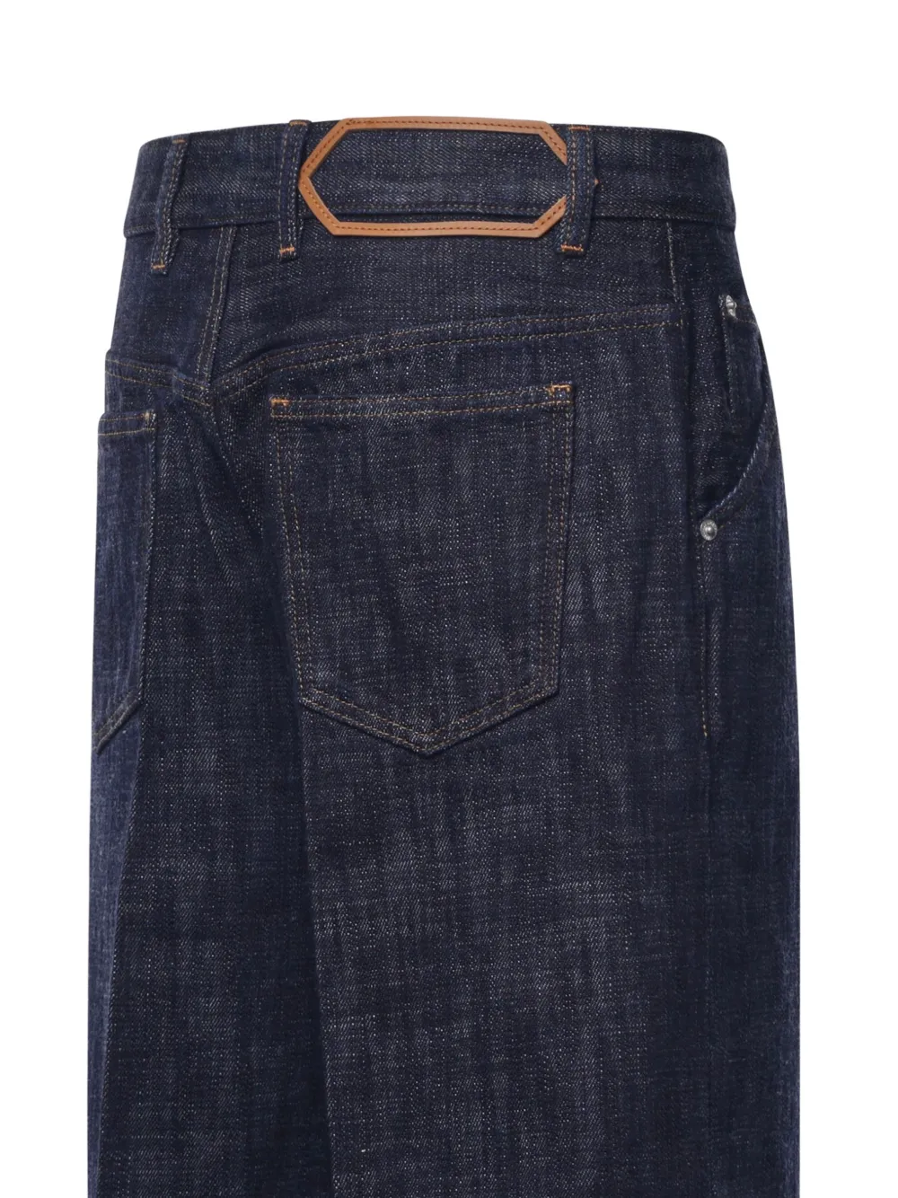 Jacquemus Jeans met wijde pijpen Blauw