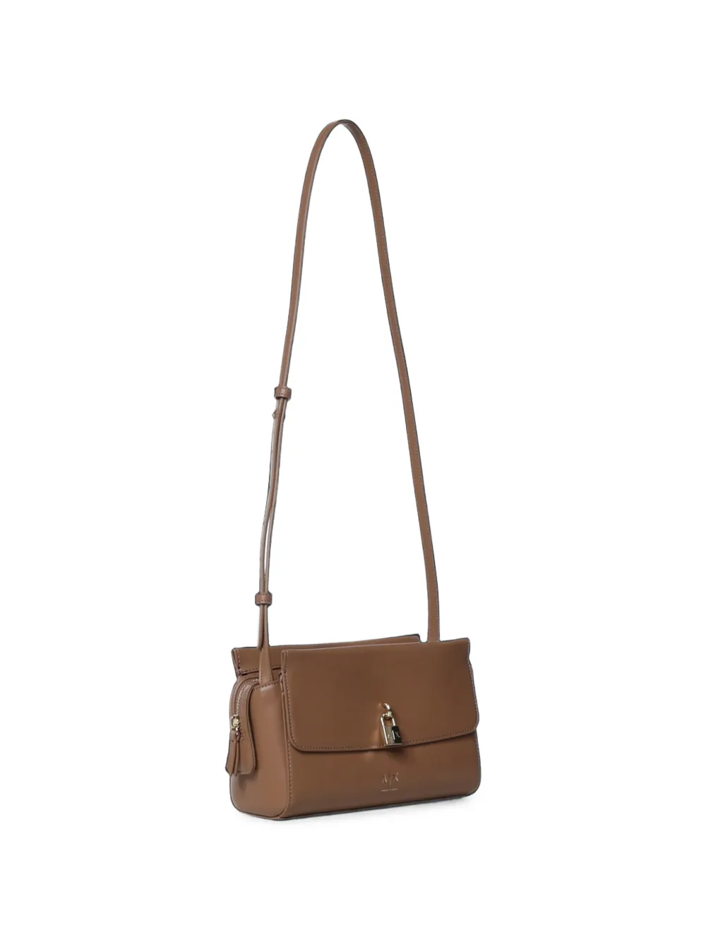 Armani Exchange Crossbodytas met slot Bruin