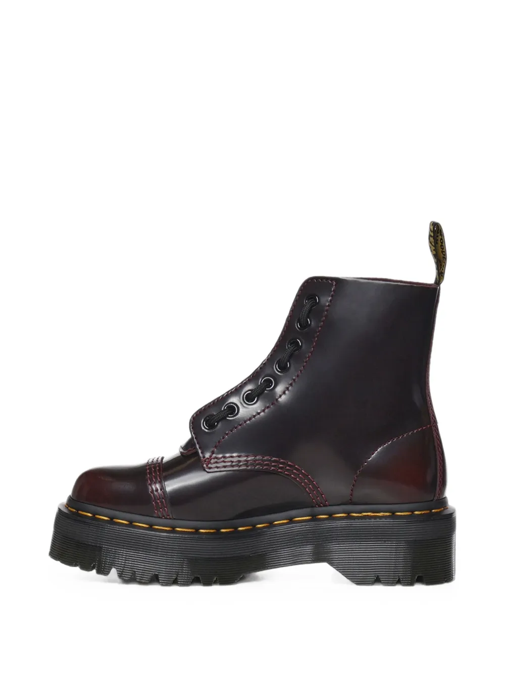Dr. Martens Sinclair platform boots Rood