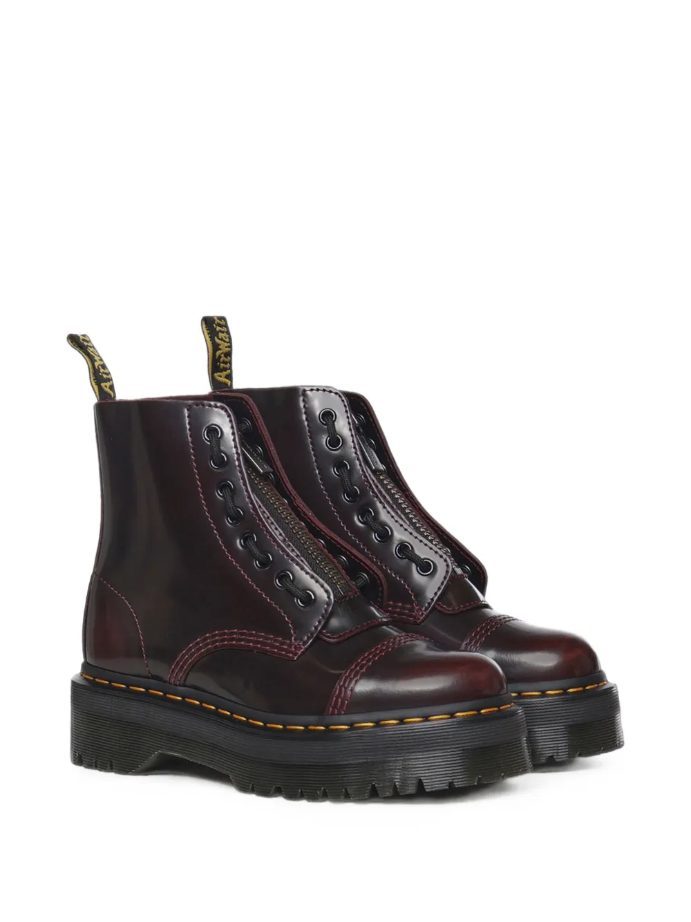 Dr. Martens Sinclair platform boots Rood