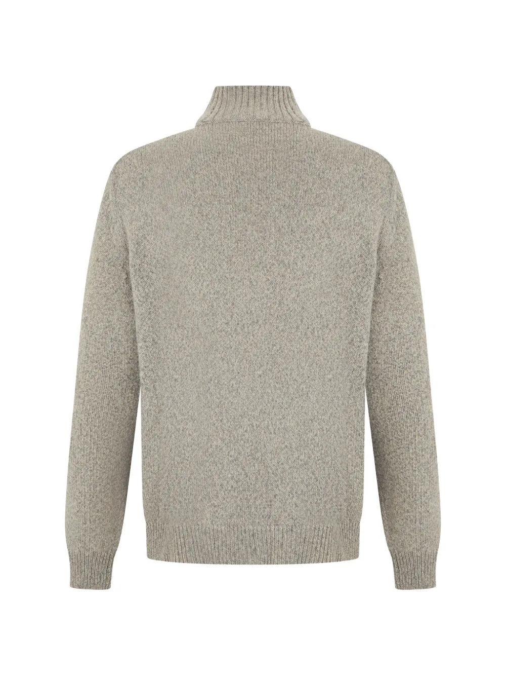 Fedeli quarter-zip cashmere sweater Beige