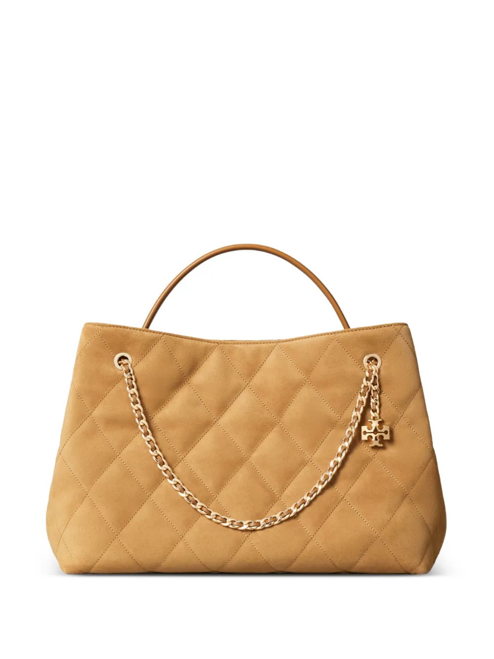 Tory Burch Fleming suede carryall bag