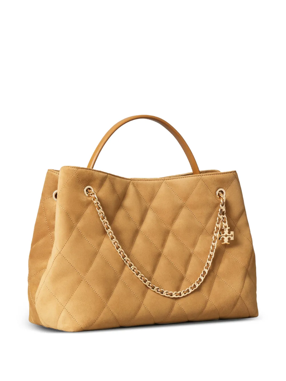 Tory Burch Fleming suède reistas Bruin