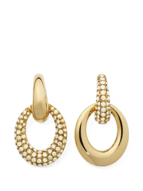 Tory Burch pavé Doorknocker earrings