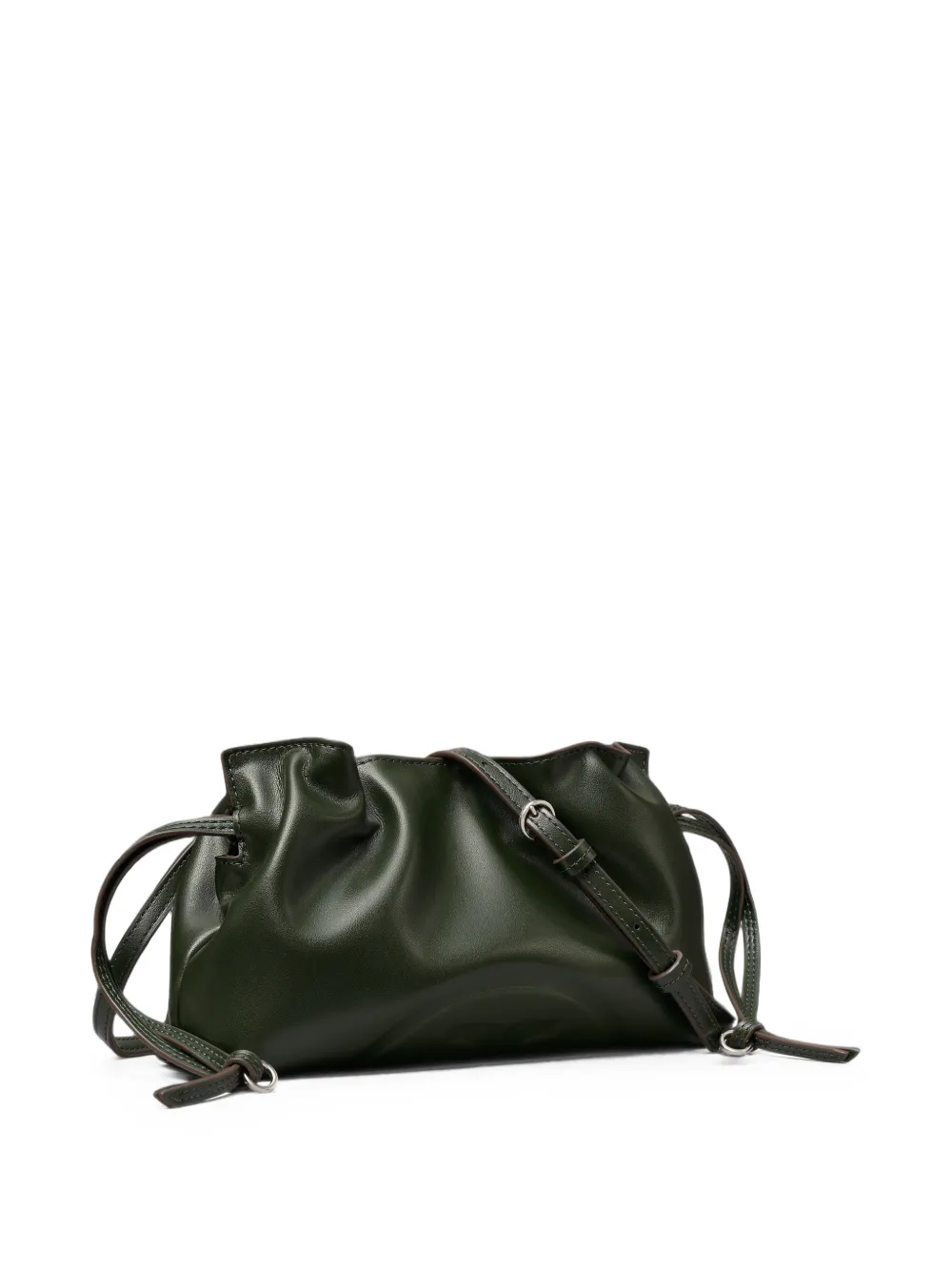 Tory Burch Ella gerecyclede buidel met trekkoord Groen