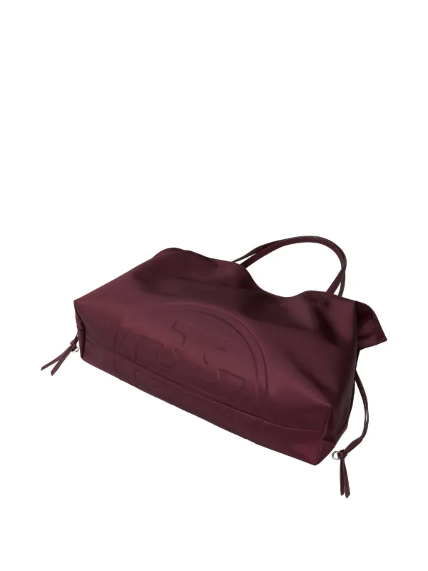 Tory Burch Ella Nylon Drawstring Tote Bag | Red | FARFETCH