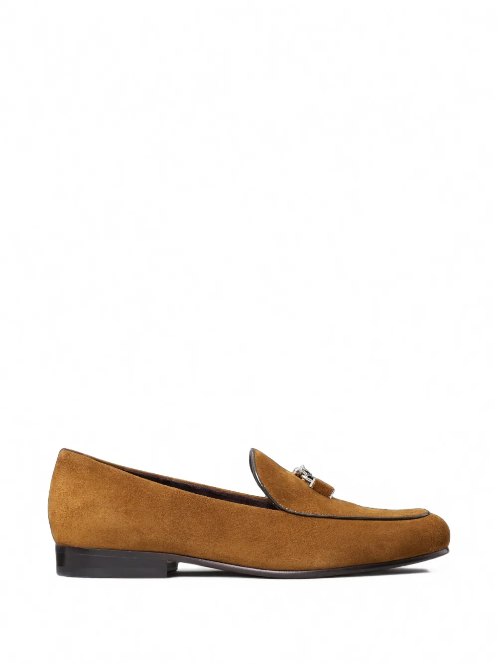 Tory Burch Slippers Lock smocking - Marrone