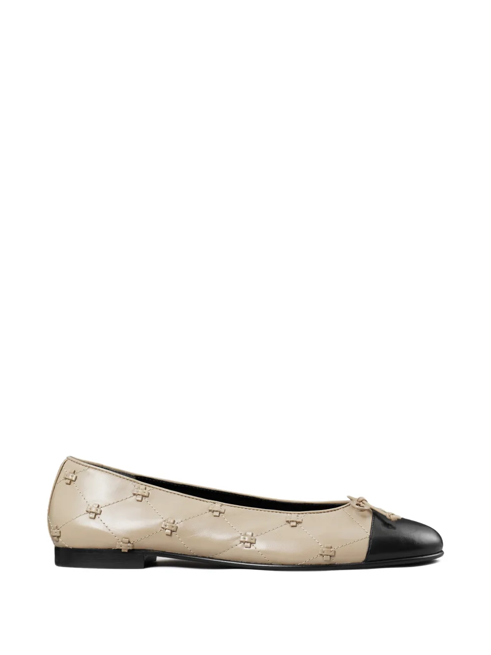 Tory Burch Bunny Knot cap-toe ballet flat - Nude