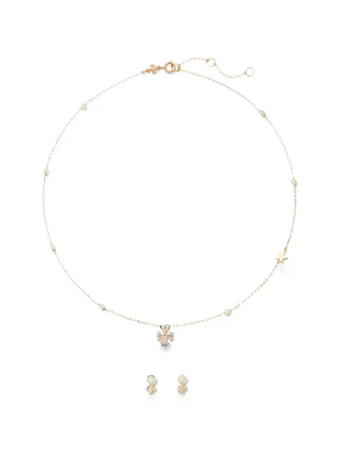 Tory Burch Moondance necklace earrings gift set