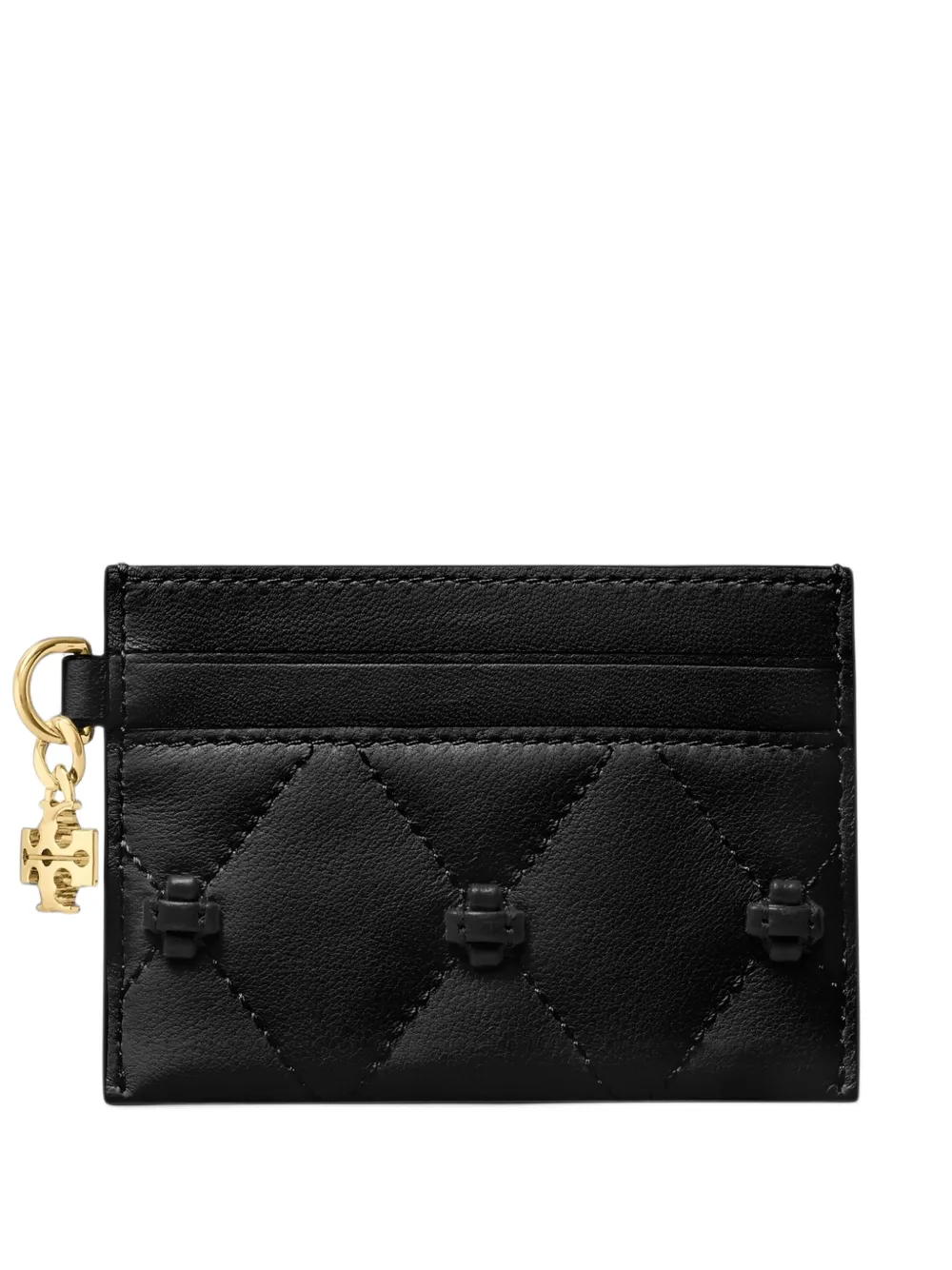 Tory Burch Portacarte Bunny Knot - Nero