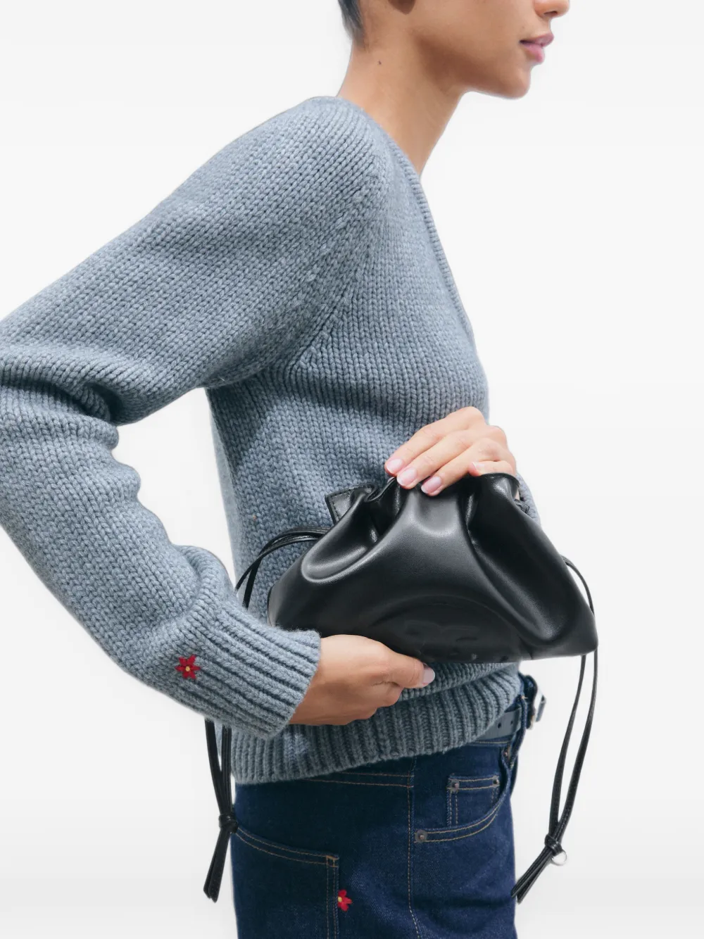 Tory Burch Ella shopper met trekkoord Zwart