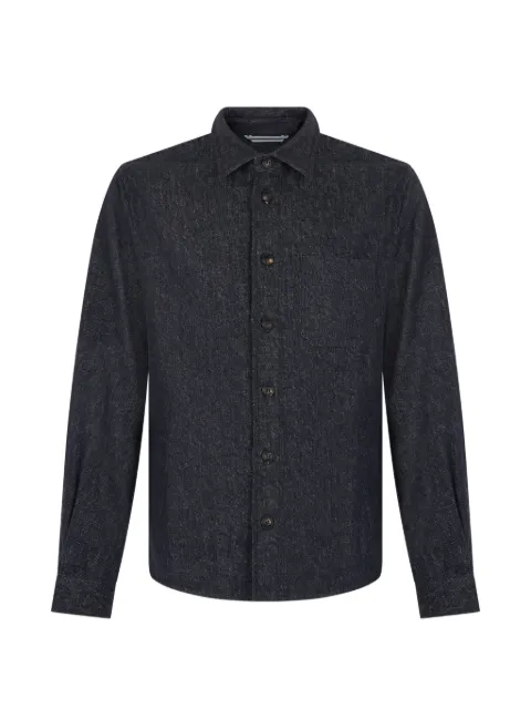 Fedeli long-sleeve denim shirt