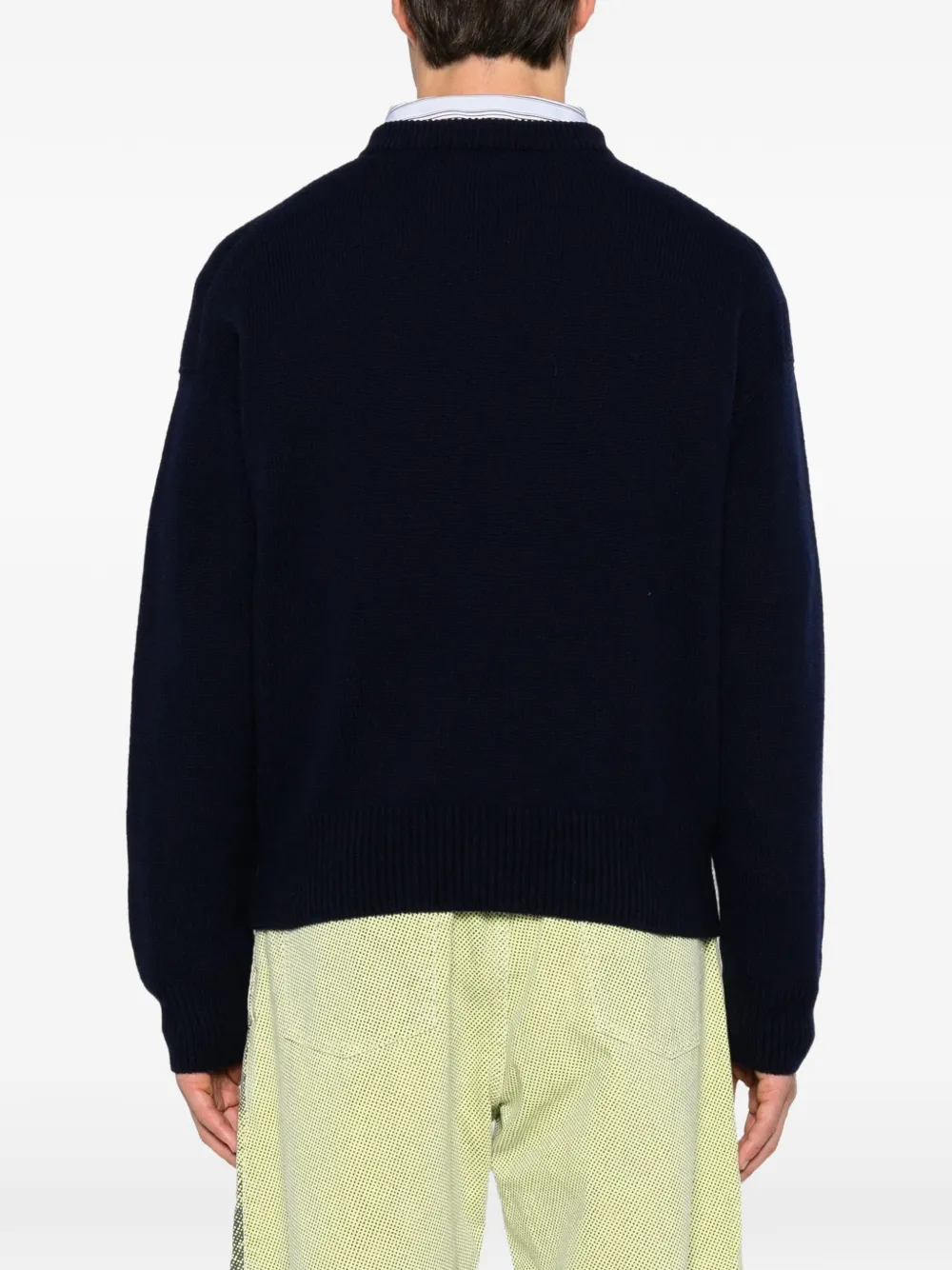 JW Anderson Trui met V-hals Blauw