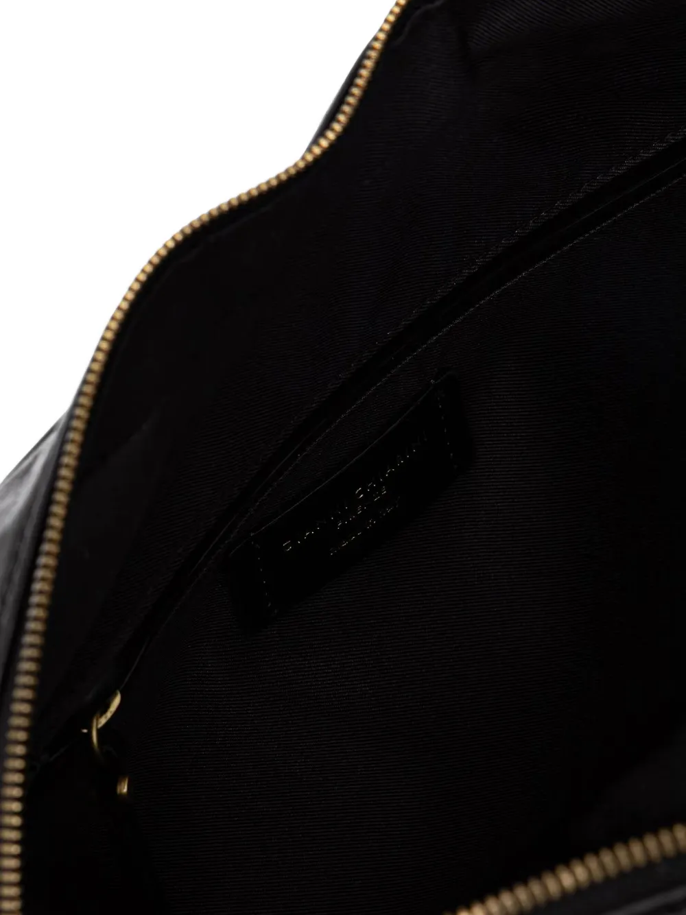 GIANNI CHIARINI Cora leren crossbodytas met textuur Zwart