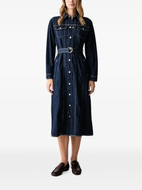 Gant belted button-down midi dress