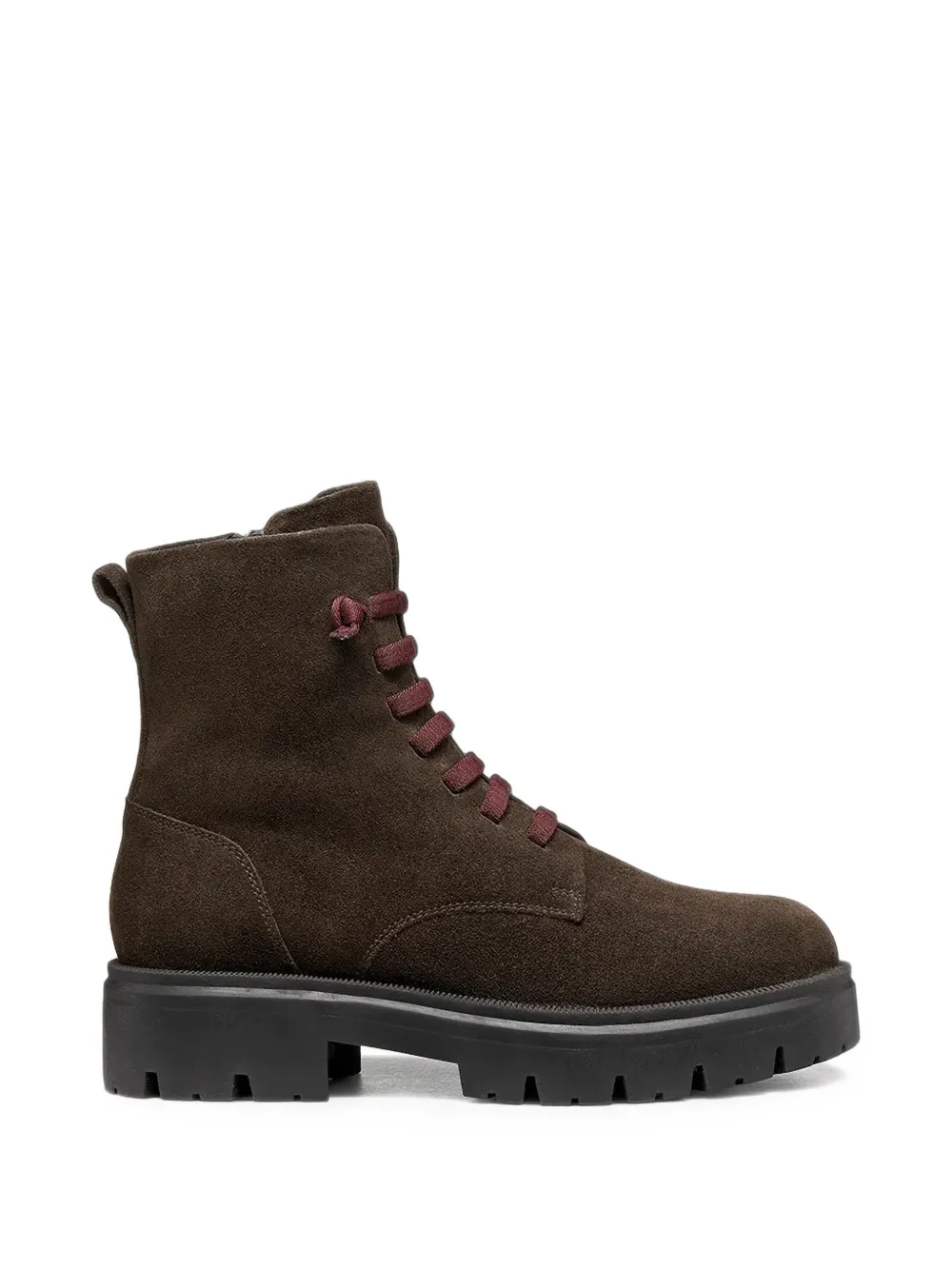 Geox bottines Klargena en daim à lacets - Marron Geox bottines Klargena en daim à lacets - Marron